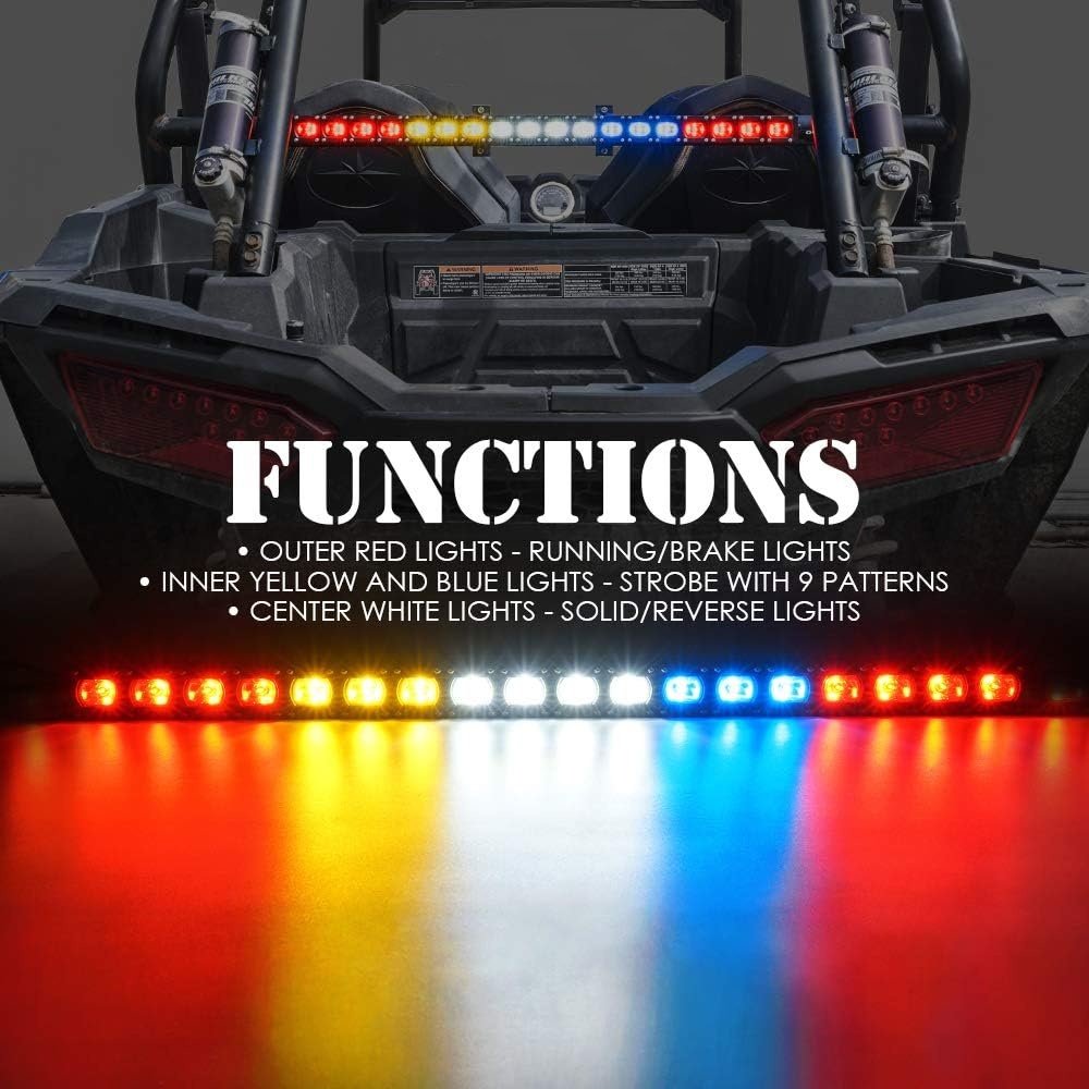 ATV UTV LED Chasing Light Bar With Turning Break Reverse Light Function Chase Tail Light Bar for Offroad Truck Pickup Cam Am