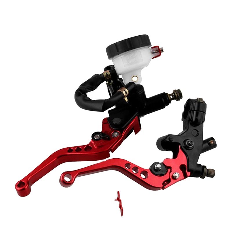 7/8" 22mm CNC Aluminum Motorcycle Brake Clutch Master Cylinder Lever Reservoir Universal Adjustable ATV for Yamaha Honda Suzuki
