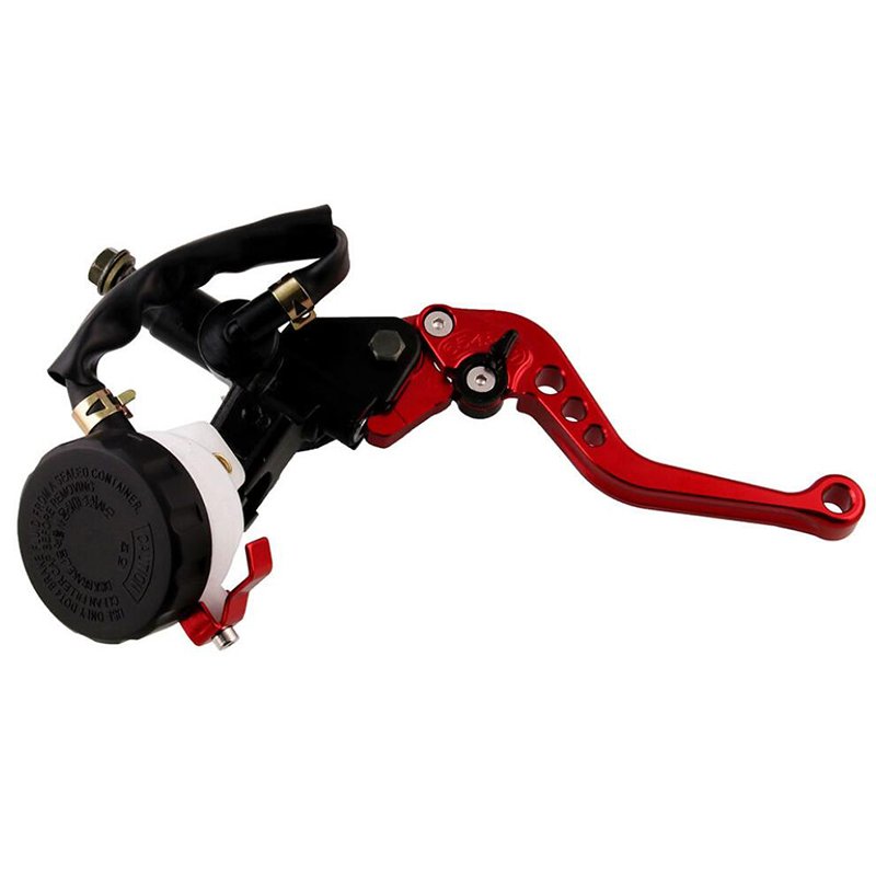 7/8" 22mm CNC Aluminum Motorcycle Brake Clutch Master Cylinder Lever Reservoir Universal Adjustable ATV for Yamaha Honda Suzuki