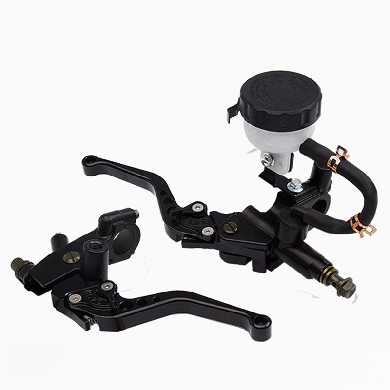 7/8" 22mm CNC Aluminum Motorcycle Brake Clutch Master Cylinder Lever Reservoir Universal Adjustable ATV for Yamaha Honda Suzuki