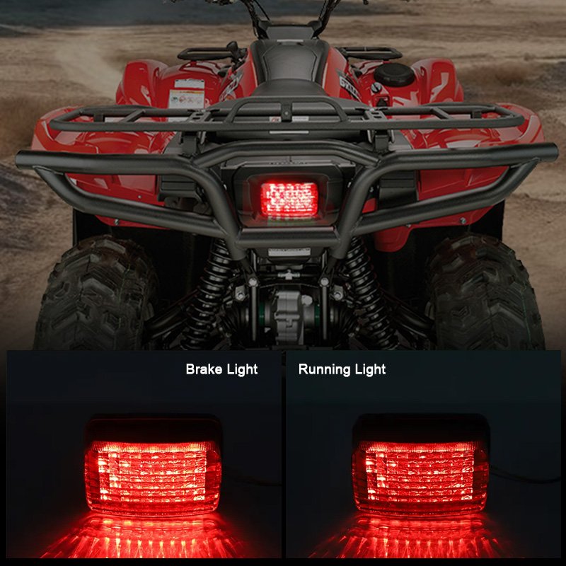 Hot Sale Red Lens LED Brake Tail Light for Yamaha Viking Bruin Wolverine 350 660 450 UTV ATV