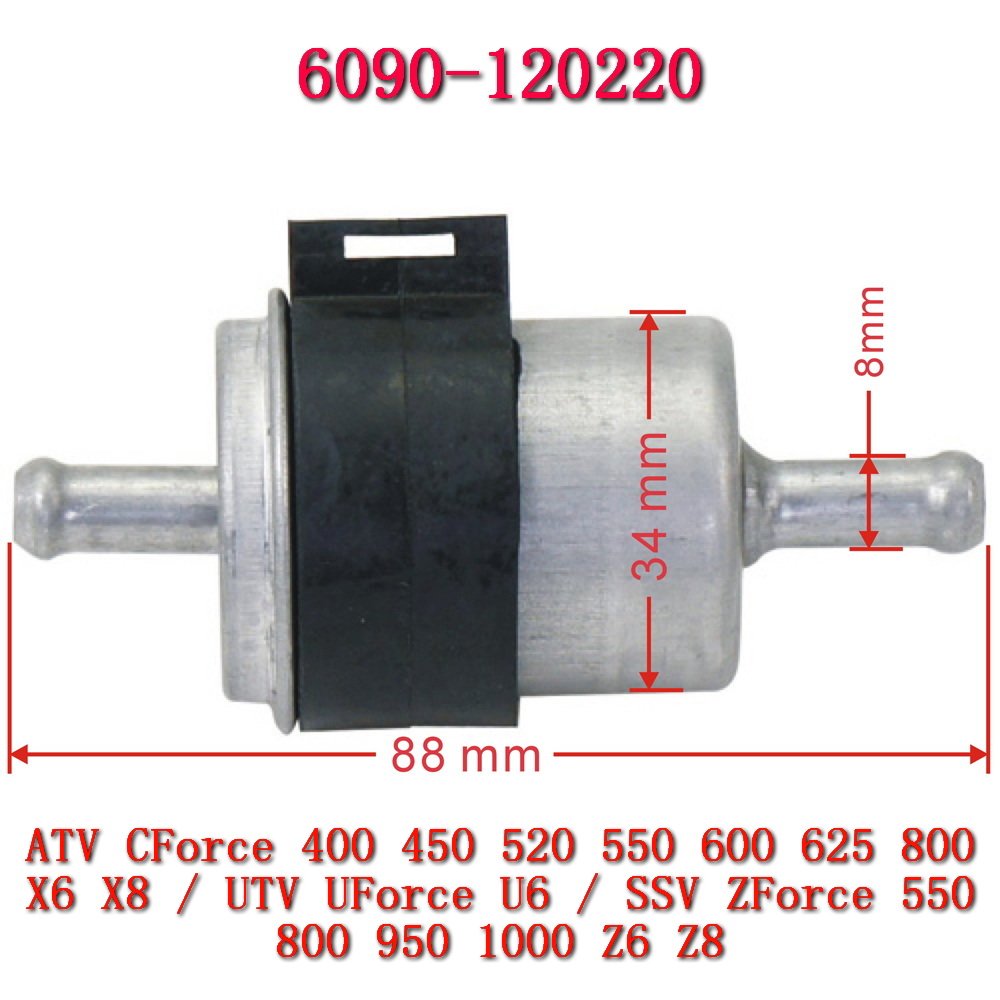 CF520 CF550 ATV UTV SSV OEM MOTORCYCLE Fuel Filter for 6090-120220 CFMoto CForce ZForce 550 Atv/utv Parts & Accessories