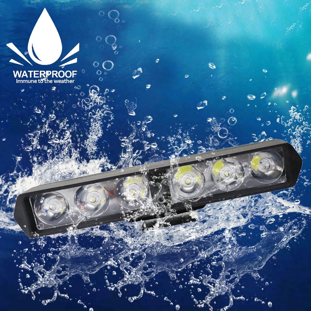12V Motorcycle LED Driving Fog Light 6000K 6500K 1800LM LED Light Bar IP67 12W for Motorcycle ATV Truck 4X4 Trailer SUV