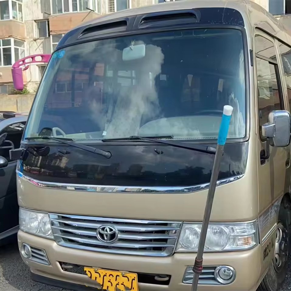 Free Shipping High Quality 18-30 Seats Toyota Coaster Customizable Color Options RHD LHD Steering BMW Hiace Toyota Land Cruiser