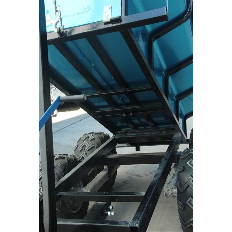 Factory Sale Hydraulic Dump Trailer Max Loading 720kgs Farm Tipping Trailer