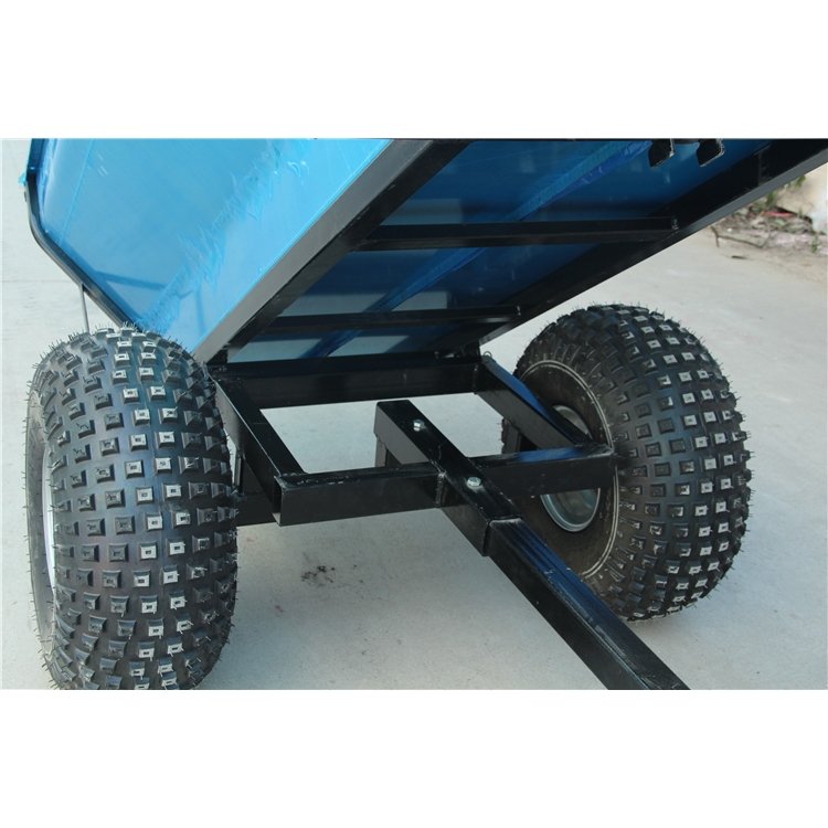 Factory Sale Hydraulic Dump Trailer Max Loading 720kgs Farm Tipping Trailer