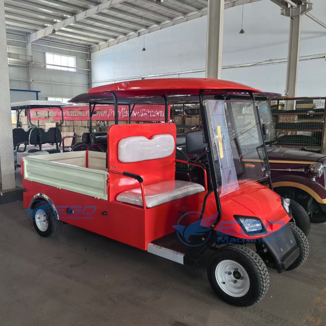 New Trend Custom Utility Good Price Club Car Golf Cart 2 Seater Electric Golf Car Electric Golf Cart With Cargo Box