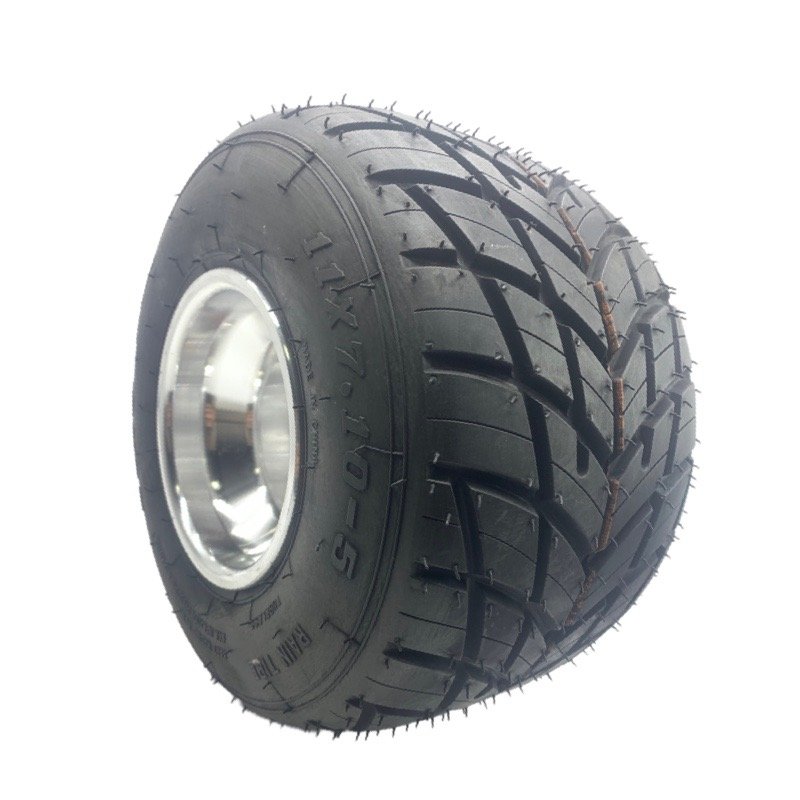Front Tire 10x4.50-5 Rear Tire 11X7.10-5Rain Pattern Tubeless Vacuum for Beach Go Karts ATV 10*4.50-5 11*7.10-5 Tyre