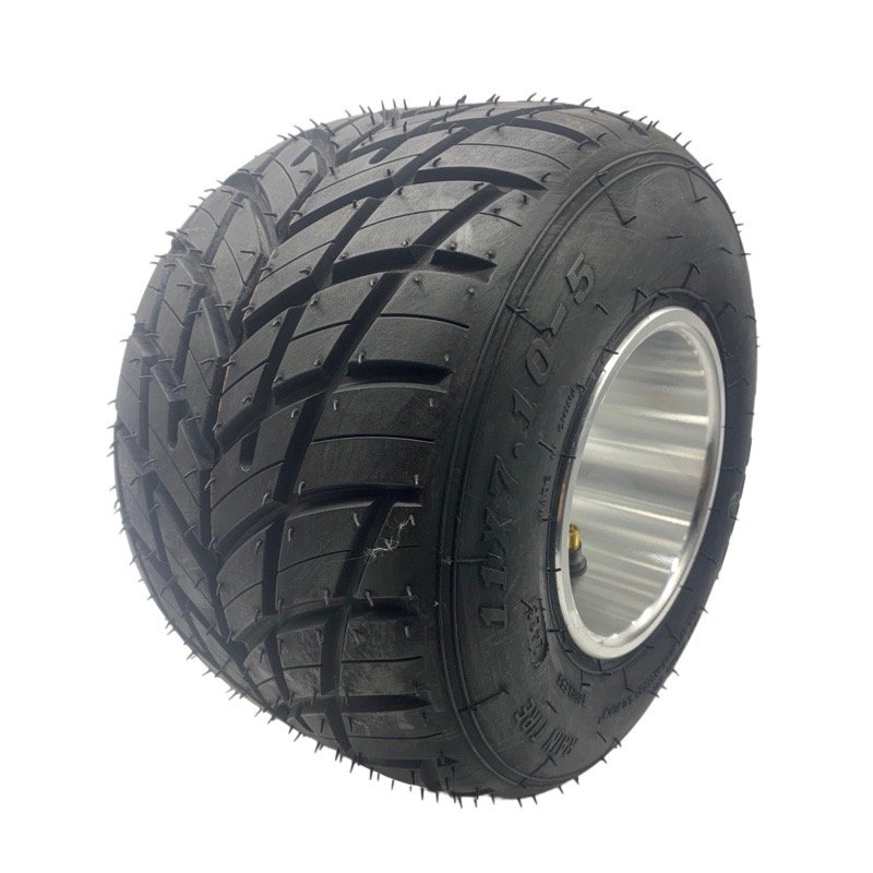 Front Tire 10x4.50-5 Rear Tire 11X7.10-5Rain Pattern Tubeless Vacuum for Beach Go Karts ATV 10*4.50-5 11*7.10-5 Tyre