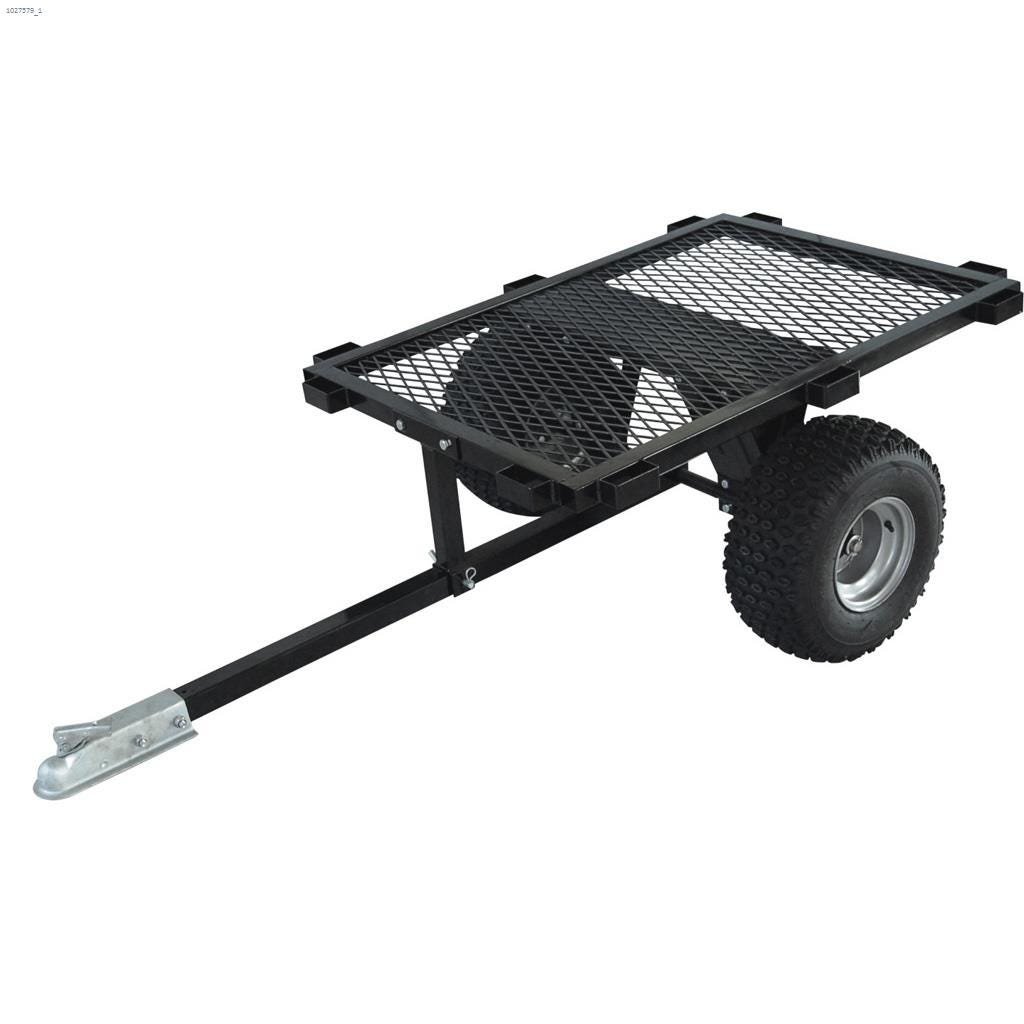 Heavy Duty 1000lbs Motorcycle Truck Car Tow-Behind ATV Dump Cart Farm Transportation Trailer ATV Flatbed Trailer