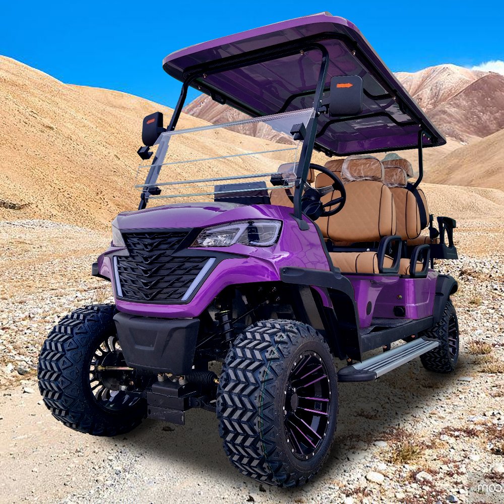 2024 Chinese New Design 48V Lithium Battery Utility High Quality Electric Golf Cart