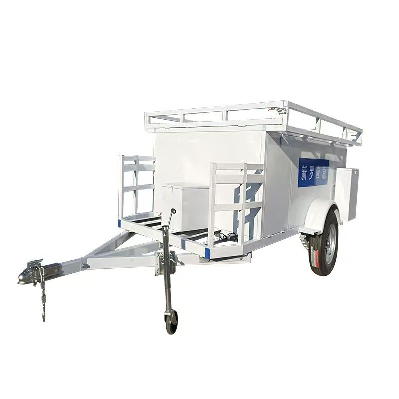Small Utility Hot Sale 2 Wheel Strong Car Removable Cage Box Trailer Cargo Utility Trailers Atv Trailers Dual-purpose