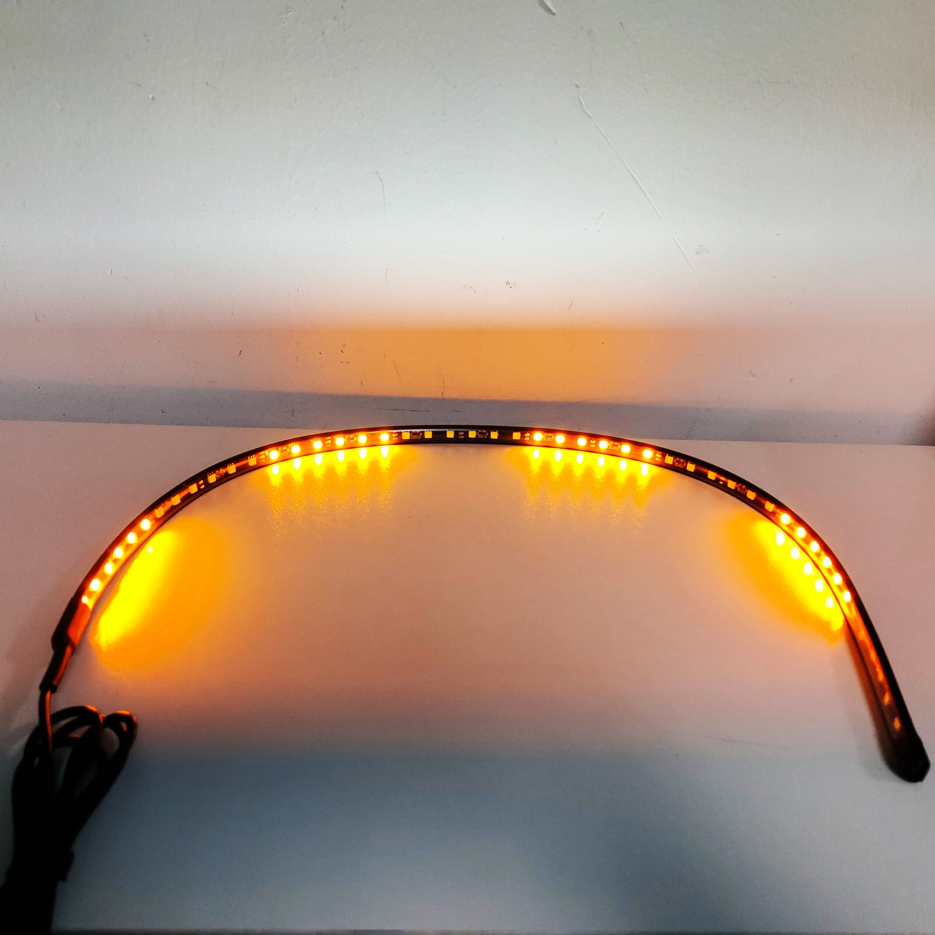KingShowStar 12V LED Strips Light Truck ATV Lighting Accessories White Amber Strobe Emerncy Warning Hazard Shadow Cars Vehicles