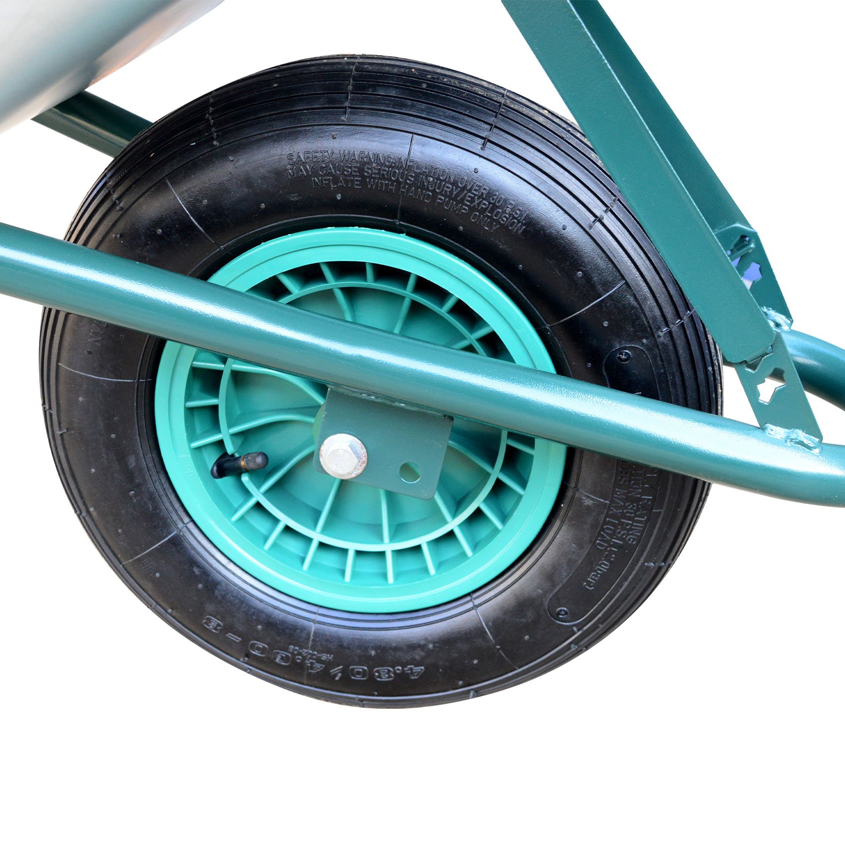 Outdoor 160L/200L Function Double Wheels Galvanized Steel Home Garden Cart Commercial Wheel Barrow Wheelbarrow