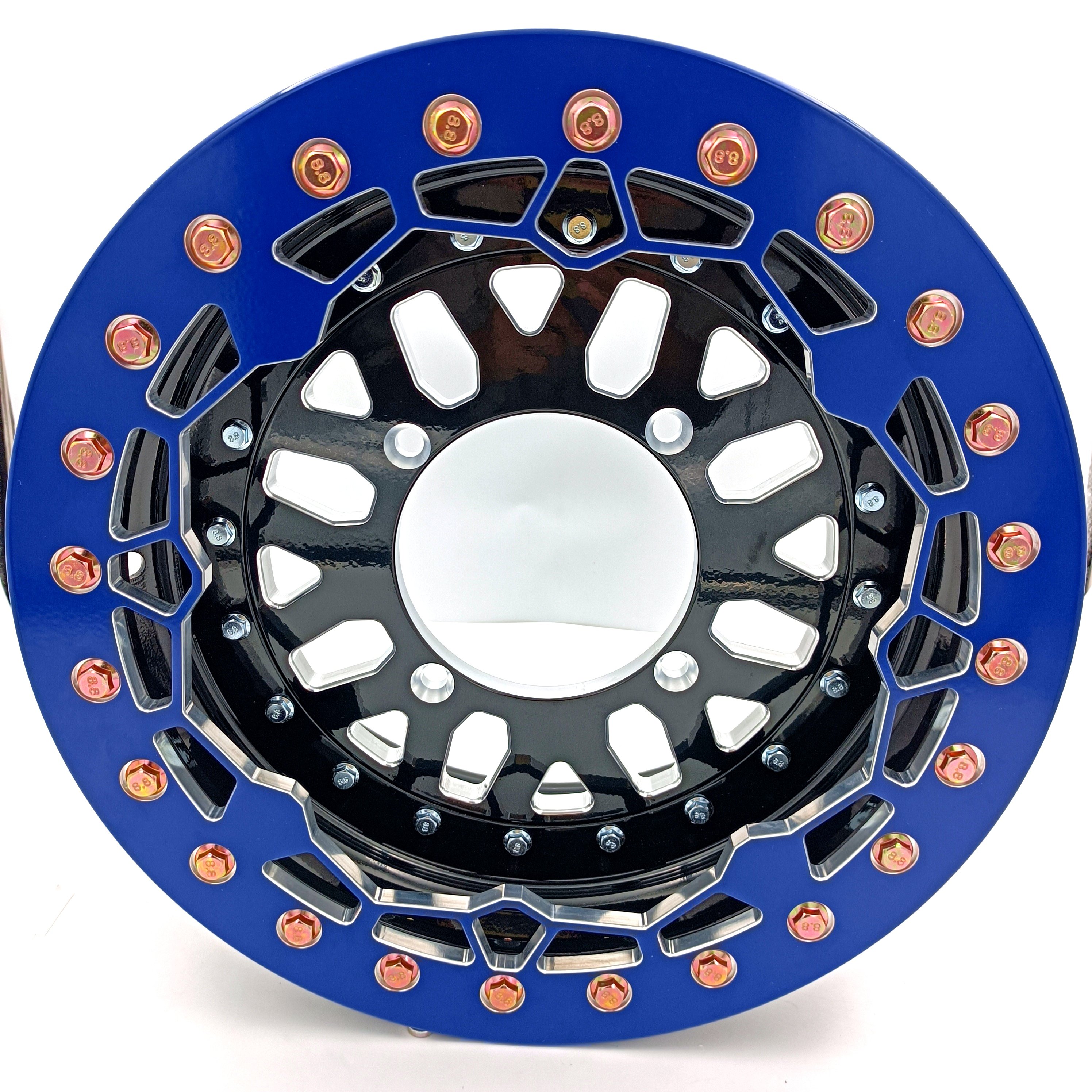 ATV/UTV Parts Accessories Aluminum 3pieces 15inch Beadlock Rims for Polaris Off-Road Vehicles Side-by-Side 4/156 Wheels