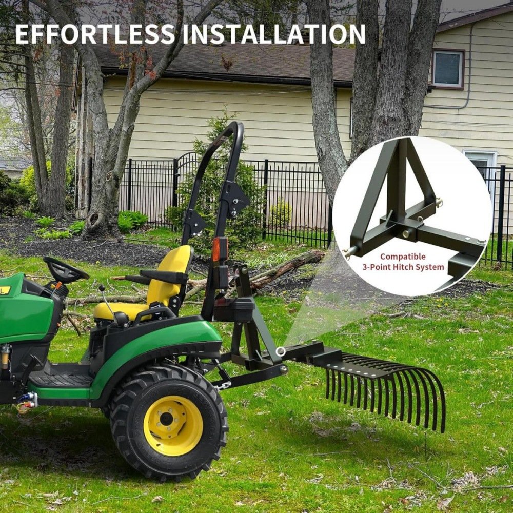 Factory Price Multifunctional All-Purpose Aluminum Landscape Rake Floating Weed Removal Tool Lawn Mowers ATV/UTV Condition New