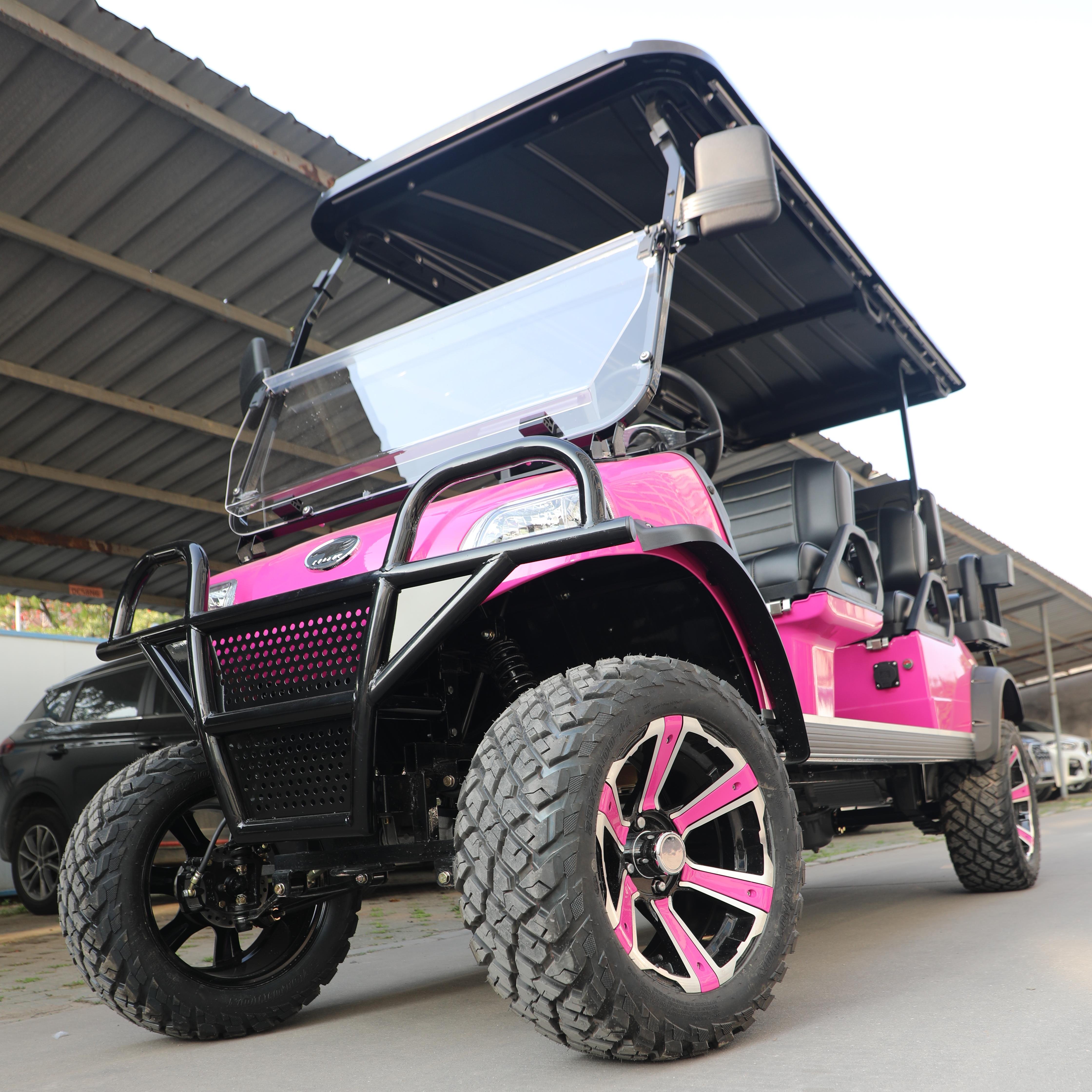 6 Person Atvs for Adult Utility Vehicle for Sale UTV From 48V CE HDK Electric Golf Carts