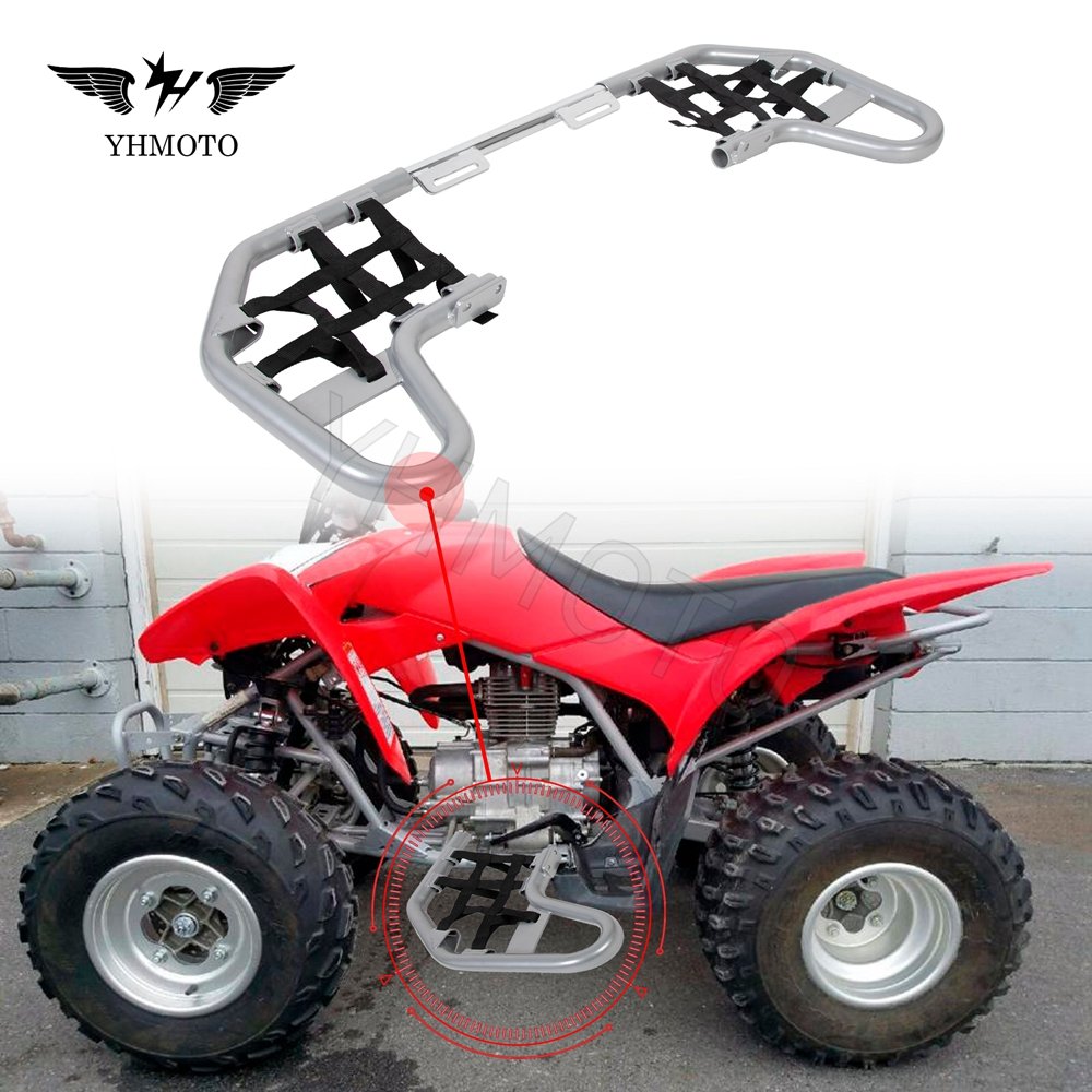 ATV Quad Parts 1 3/8" Nerf Bars Aluminum Nerfbar Heel Foot Guard Pegs Side Steps For Honda TRX 250EX 250X