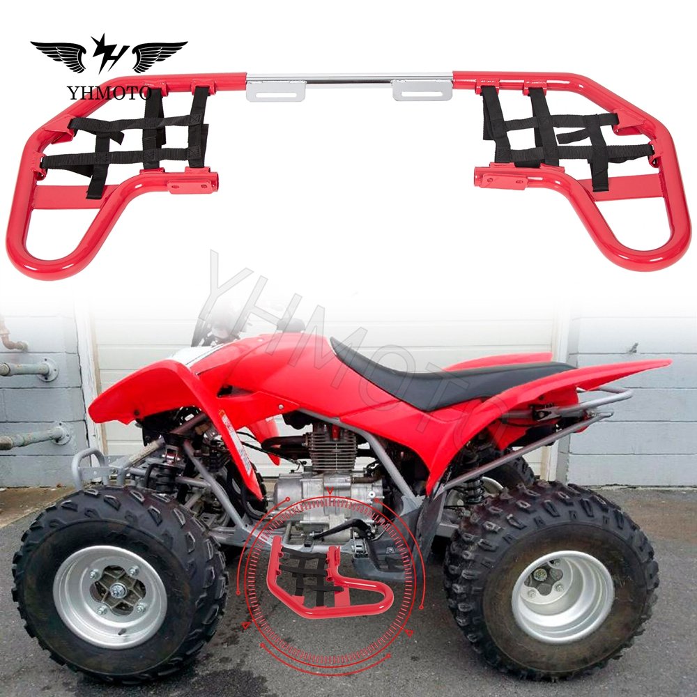 ATV Quad Parts 1 3/8" Nerf Bars Aluminum Nerfbar Heel Foot Guard Pegs Side Steps For Honda TRX 250EX 250X