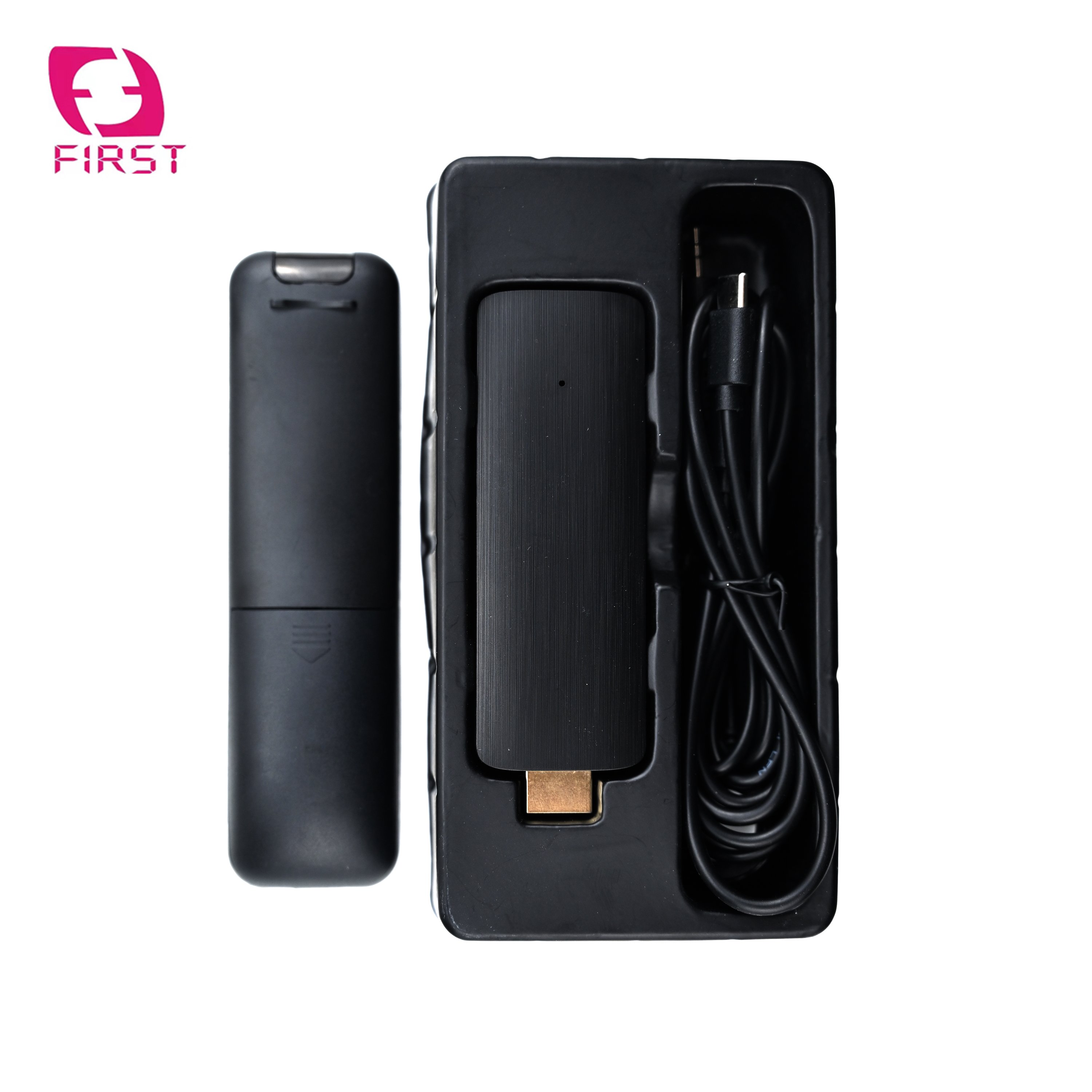 Android 10 HD MI Streaming TV Stick with Dual WiFi 4K IPTV & ATV Plastic Silicon Keypad 1-Year Warranty-Android TV Stick