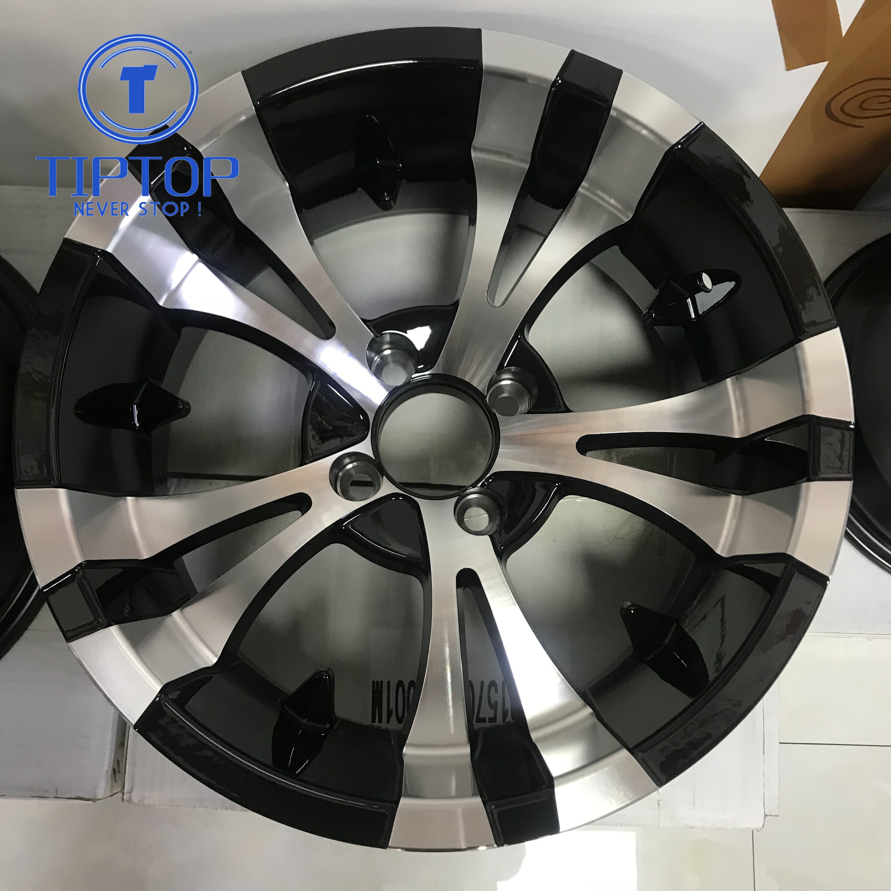 ATV UTV New Rims VIA JWL Car Wheels Atv 12x7.0 Car Tires Wheels 4x106.1 ET-25mm 10-15 Inch