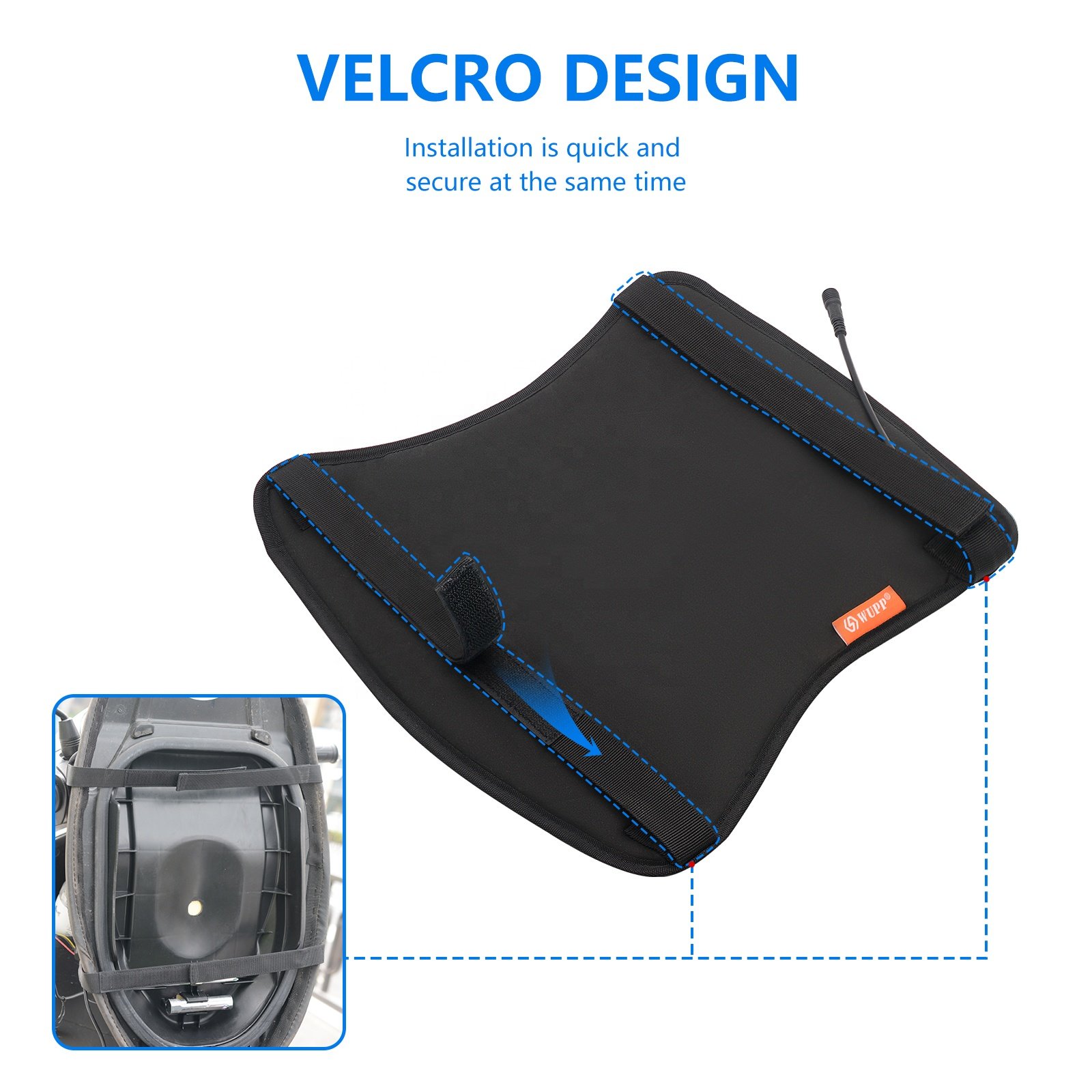 Waterproof ATV 12v Heated Seat Cushion Heater Control Switch Heated Seats for Motorcycle
