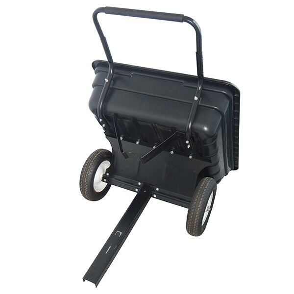 Black Color 200kg Heavy Duty Plastic ATV Dump Trailer Cart