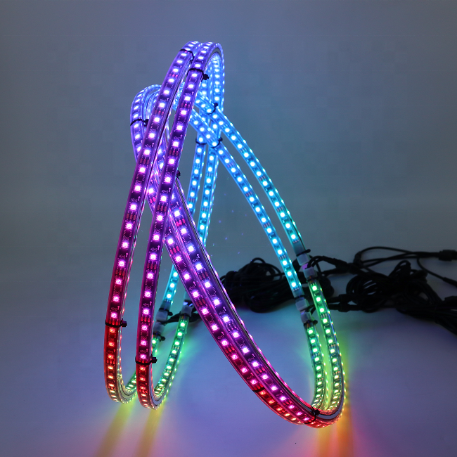 Waterproof Single Row Chasing LED Rim Lights for ATV/UTV - Guangdong Origin, PVC+5050 LED Strip, SMD 5050+Aluminum Bracket