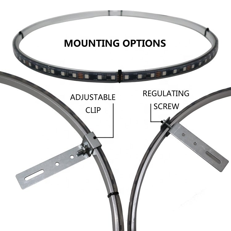 Waterproof Single Row Chasing LED Rim Lights for ATV/UTV - Guangdong Origin, PVC+5050 LED Strip, SMD 5050+Aluminum Bracket
