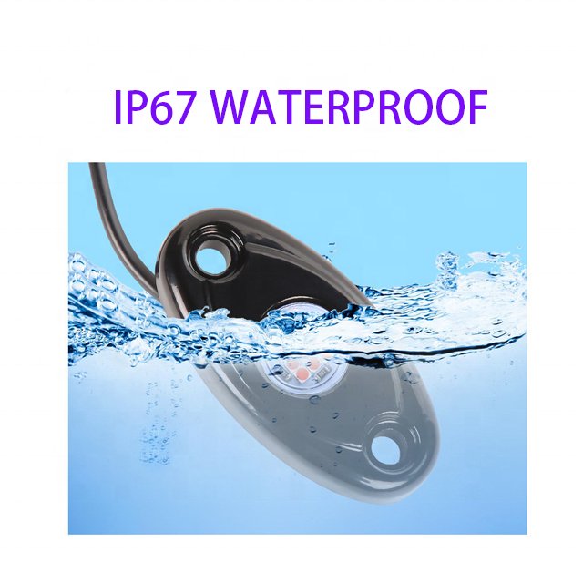 9W LED Rock Lights Kit LED IP67 Waterproof Chassis Light for Car Truck ATV SUV Off-road Boat Ambient Light Luz De Ambiente