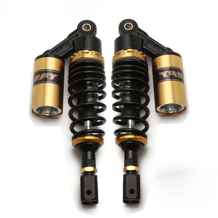RFY 280mm 295mm Motorcycle Air Shock Absorber Rear Suspension Motor Scooter ATV Quad Dirk Bike Gold&Black