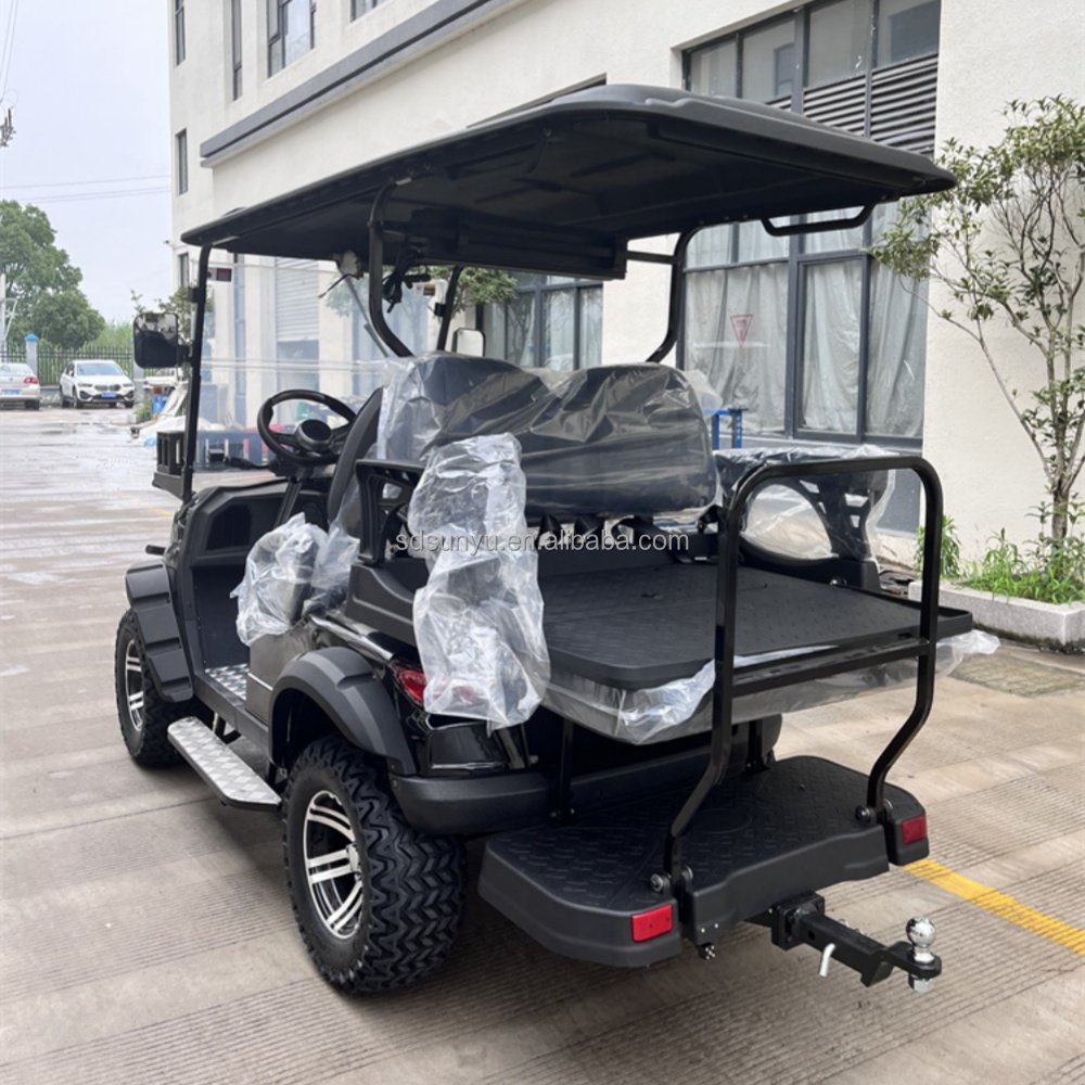 SUNYU 4x4 Atvs Adult Golf Cart Parts Car with Pick-Up Passenger Features for Station Use Gasoline Golf Carts for Golf Club