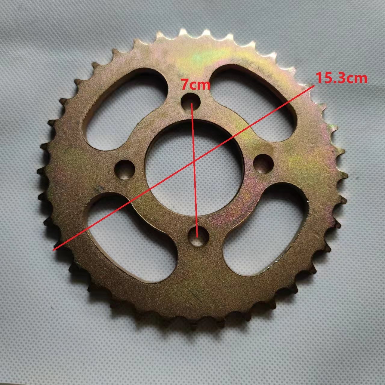 DIY Four Wheel GO KART KARTING UTV Quad Buggy 3 Holes Flanges Brake Disc Rotor Sprocket 61CM ATV Rear Axle
