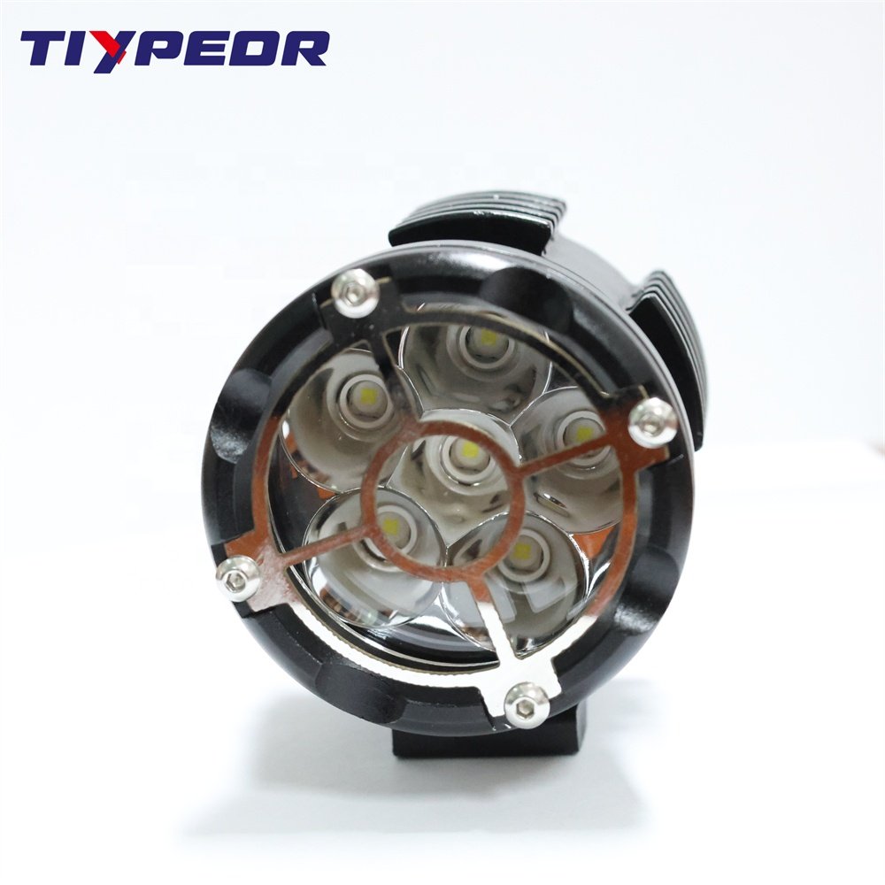 TIYPEOR Motorcycle Auxiliary Headlight Fog Lights Super Bright Spotlight High Quality for Off-road ATV SUV Headlamp Driving Lamp