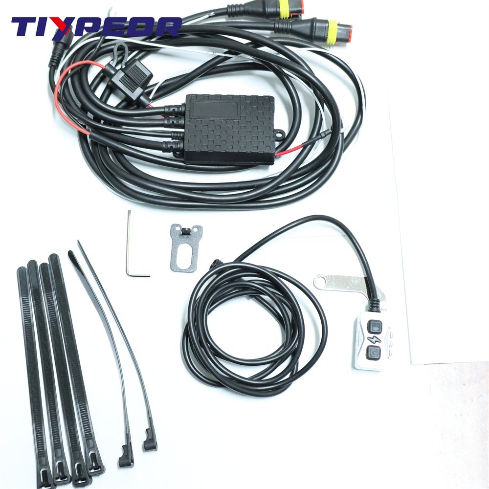 TIYPEOR Motorcycle Auxiliary Headlight Fog Lights Super Bright Spotlight High Quality for Off-road ATV SUV Headlamp Driving Lamp