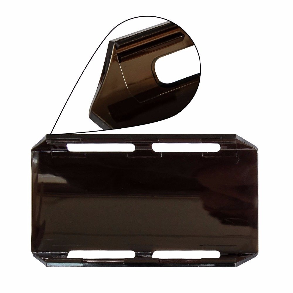 AlcantaLED LED Work Light Bar Dust Proof Protective Covers Amber Clear Black Red White Color for 3" 4" 7" 12" 20" 22" 32" 42" 52