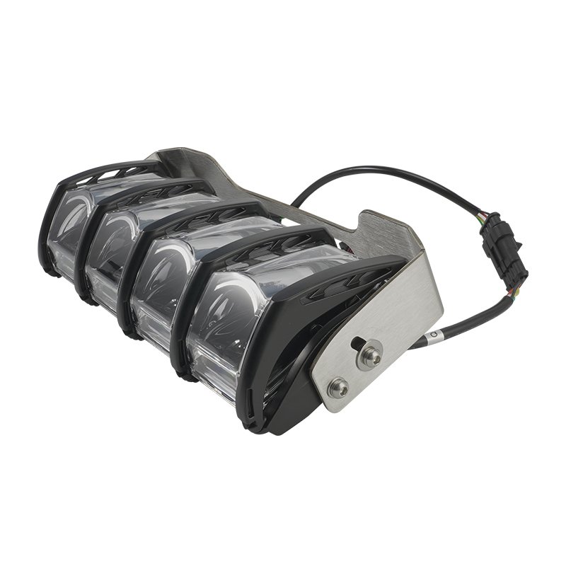 YongJin Black R-igid 210413 RGB LED Light Bar Utv Headlight for Can Am X3 Maverick XRS XDS