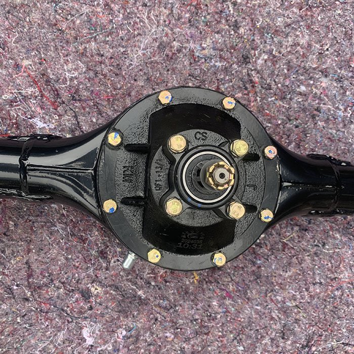 Pedicab Rear Axle for Auto Rickshaw Hub Wheel Rear Axle 3 Wheel Trike Tricycle for Gasoline ATV Differential Rear Axle