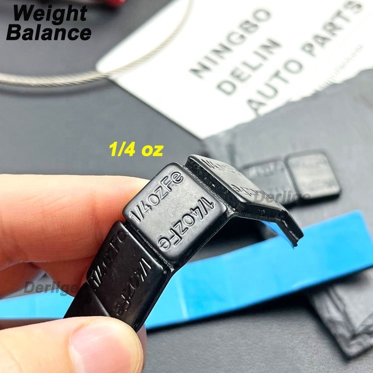 1/4 oz .25oz Stick on Wheel Weight Balance 0.25 oz Fe Black Adhesive Wheel Weights for Cars, Truck, Bikes, ATV UTV