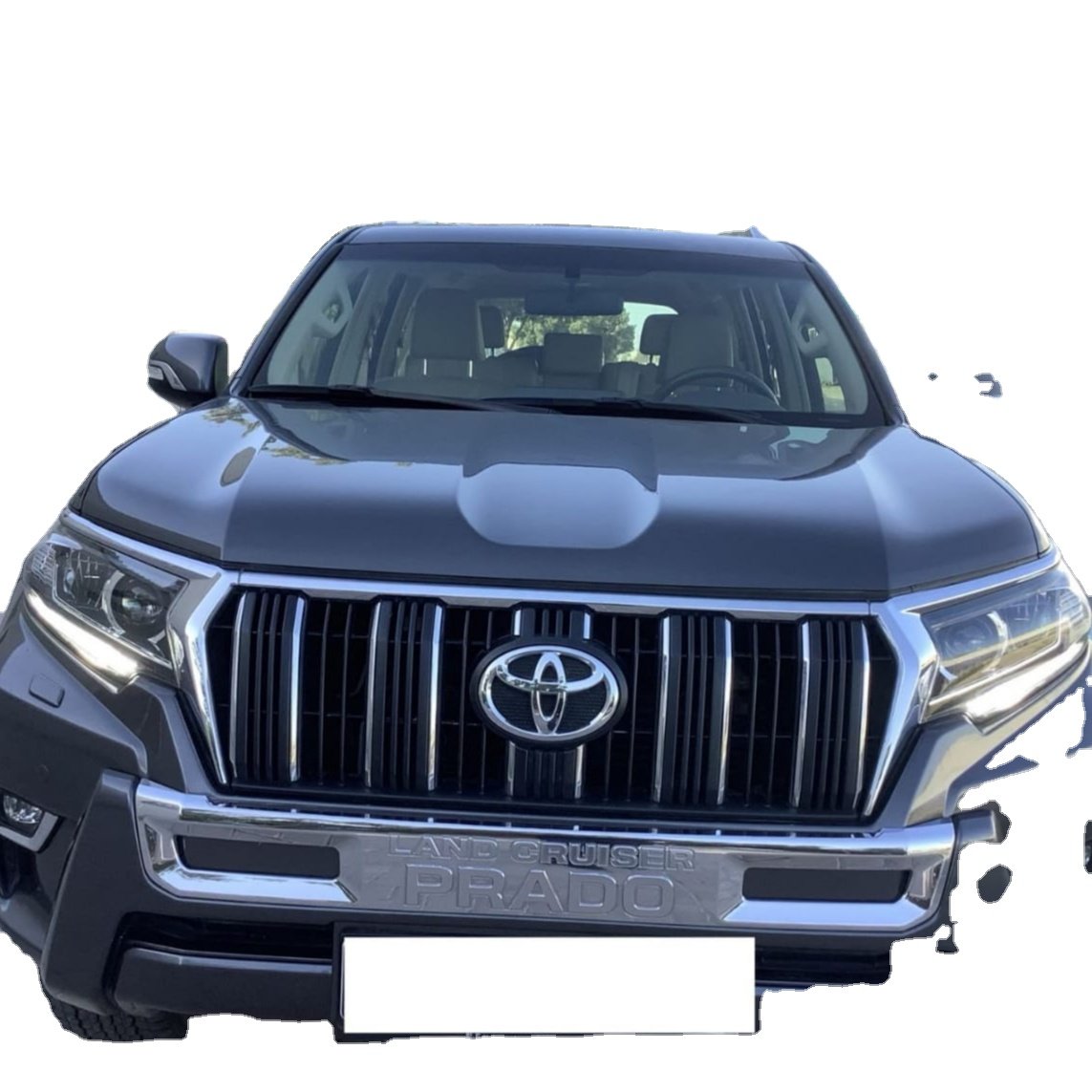 2018 Toyota Land Cruiser Pra-do VX.R Used Mini SUV with AWD Left Hand Steering Leather Seats Dark Interior Petrol/Gasoline Fuel