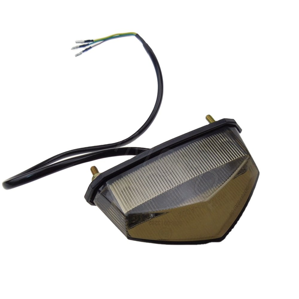 For Yamaha YZF R1 Supermoto ATV Motorcycle Parts Universal 12V LED Integrated Retro Tail Stop Light Taillight Lighting System