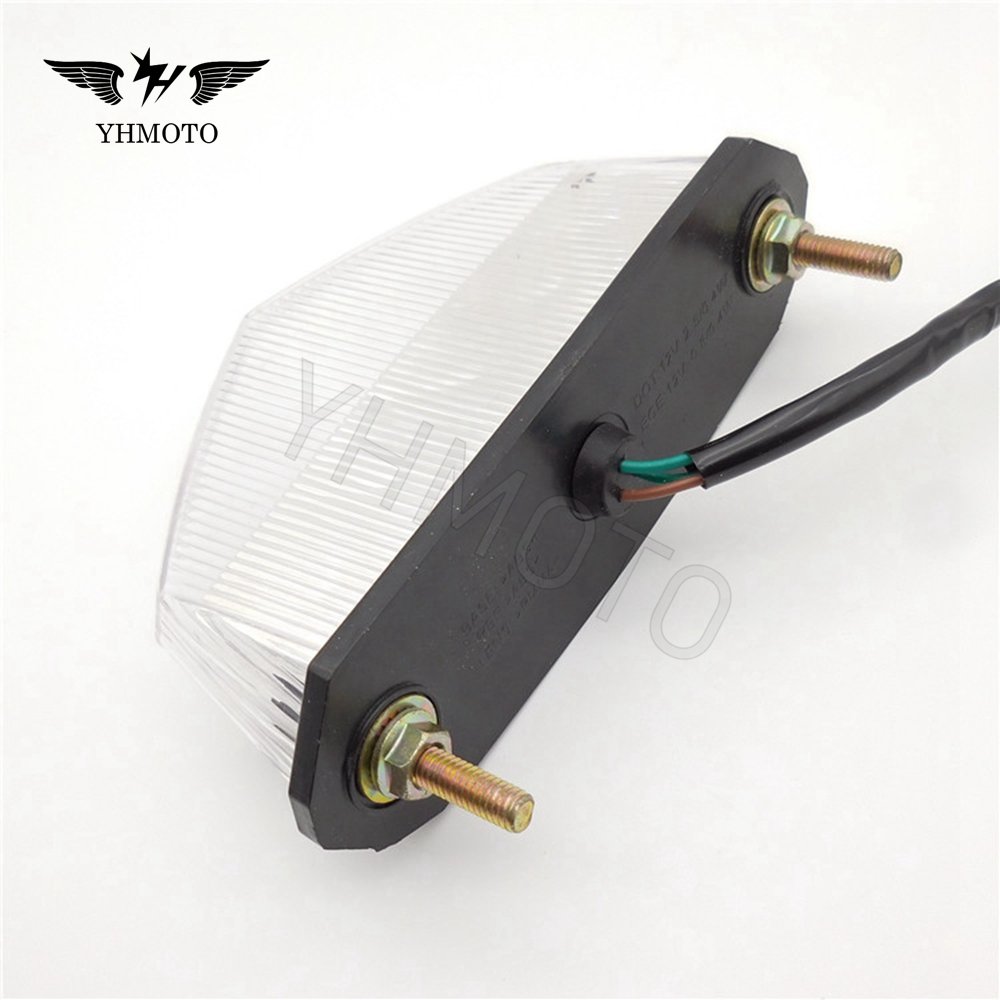 For Yamaha YZF R1 Supermoto ATV Motorcycle Parts Universal 12V LED Integrated Retro Tail Stop Light Taillight Lighting System