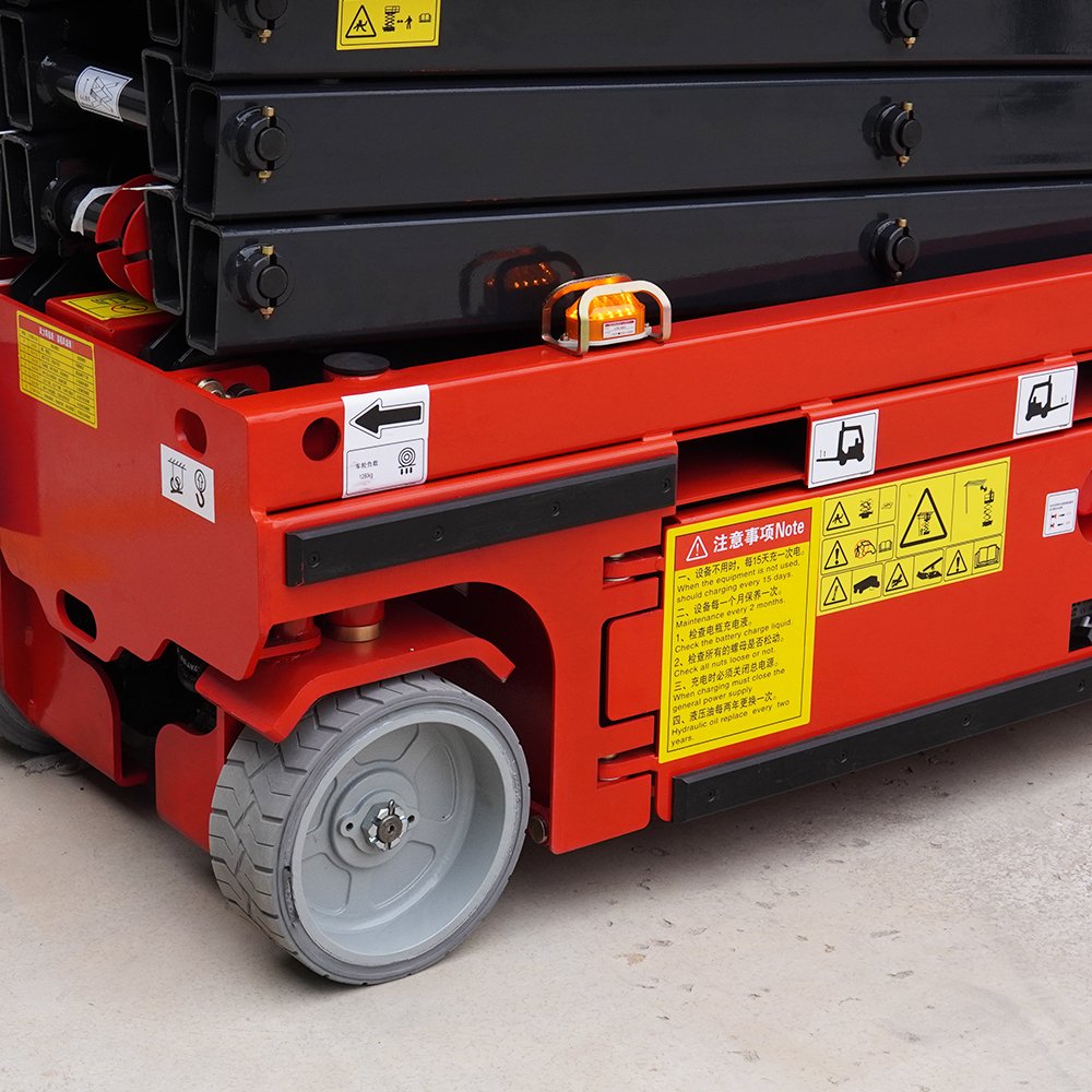 4-18m Rough Terrain Self Propelled Track Scissor Lift Mobile Hydraulic Electric Lifting Scaffold Work Platform ATV
