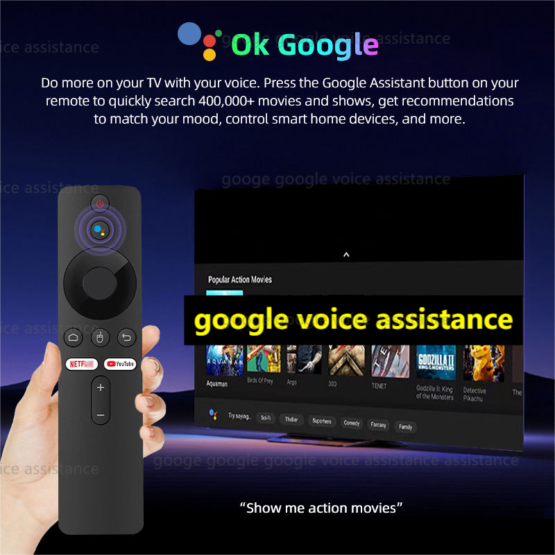 Cheap Allwinner H313 2g 16g Wifi google Assistant Bt Voice Remote 4k Smart Ott Certified Atv Android Tv Box 2024 Set-top Box