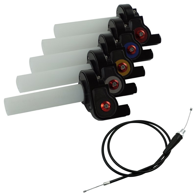 7/8'' 22mm Quick Turn Twist Throttle Handle Bar Grips Scooter Handlebar Grip Quick Twister Action Gas Throttle for KTM