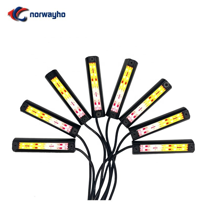 NWH-R8 12pcs LED/pod Dream Color Rock Light 4/6/8pods for ATV/UTV/RV/Toy Hauler Suitable for ATV, UTV, RZR Aluminum Mount