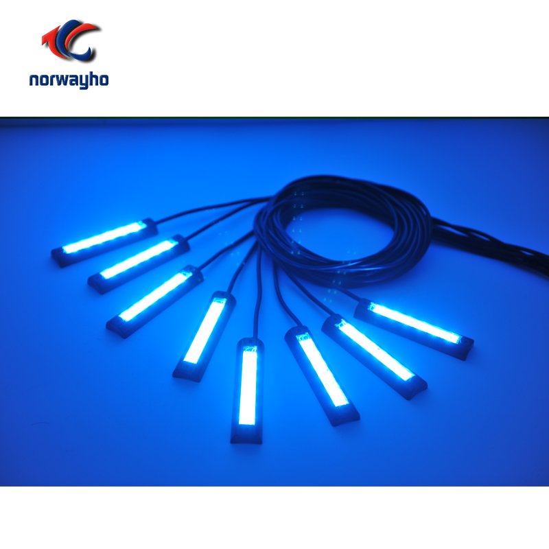 NWH-R8 12pcs LED/pod Dream Color Rock Light 4/6/8pods for ATV/UTV/RV/Toy Hauler Suitable for ATV, UTV, RZR Aluminum Mount