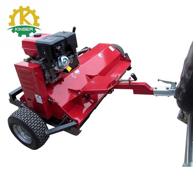 15HP Gasoline Powered ATV Tow Behind Manual Petrol Blade Mower With CE Certificate for Rotary and Flail Mowing