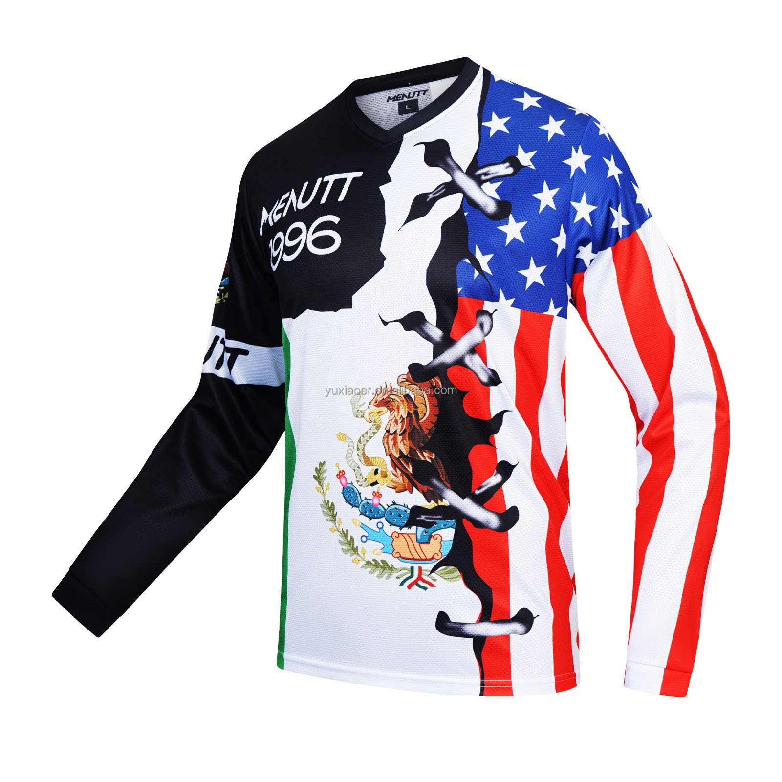 Customized NEW 2022 Jersey Motocross Cycling Off Road Dirt Bike Riding ATV MTB DH Racing Long Sleeve Shirt Motorcycle