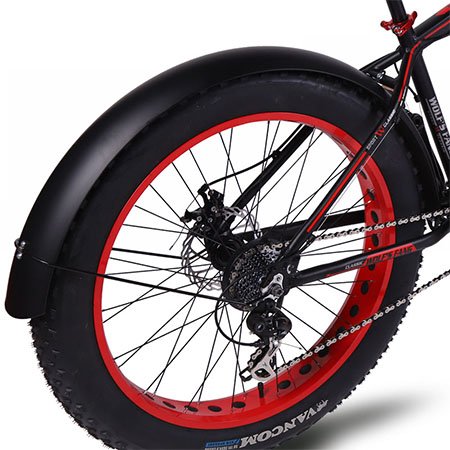 Full Coverage Wings 26 Inch Bike Front Rear Mudguard 4.0 Fat Snow Bike Electric Bicycle Fender